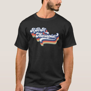 Camiseta Zxqq Vintage ABA Terapêutica com ABA Apreciação