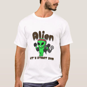 Camiseta Zym de início do vamos de alienígena