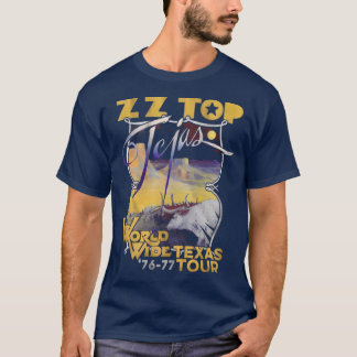 Camiseta ZZop Vintage Rock Band Sharp Dressed Simple Manour