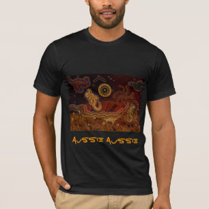 Camisetas aborígenes australianas do calor do