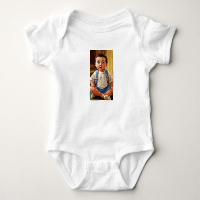 Camisetas Adoráveis para Bebês - Suave, Doce e Na  (Frente)