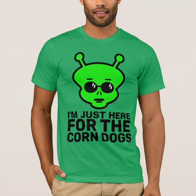 CAMISETAS ALIEN CORN DOG (Frente)