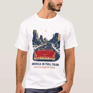 Camisetas America em Cores Vibrantes