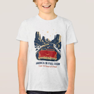 Camisetas America em Cores Vibrantes