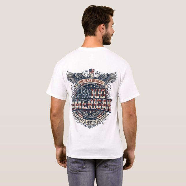 Camisetas americanas (Parte Traseira Completa)