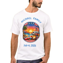 Camisetas americanas combinando para festa