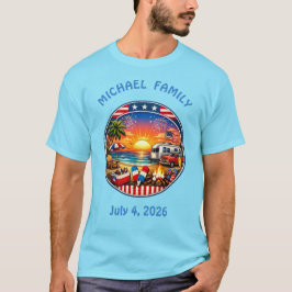 Camisetas americanas combinando para festa
