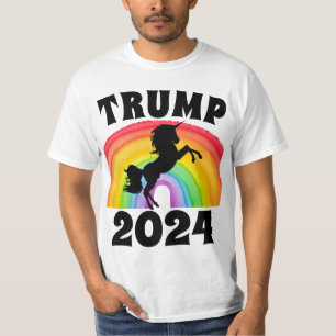 CAMISETAS ARCO-ÍRIS UNICÓRNIO TRUMP 2024