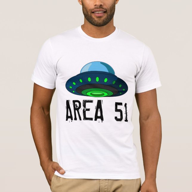 CAMISETAS AREA 51 OVNI (Frente)