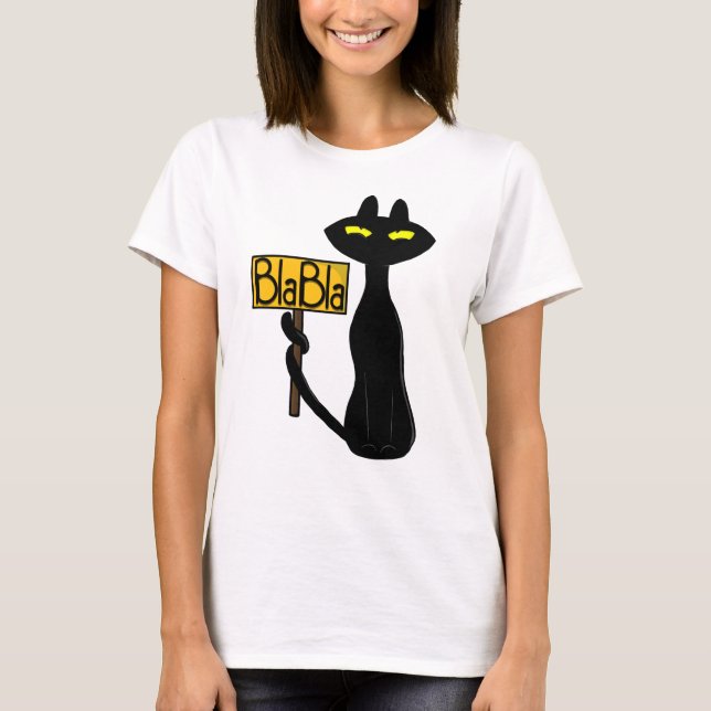 Camisetas Bad Boogie - O Gato - "BlaBla" (Frente)