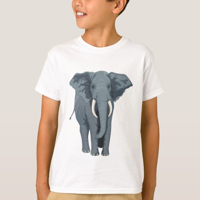 Camisetas Básicas para Crianças - Cores de Camisei (Frente)