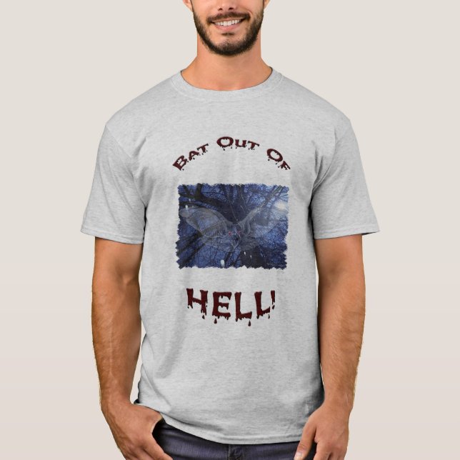 camisetas "Bat Out Of Hell" (Frente)