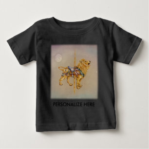 Camisetas Bebês - Carousel Lion SQ