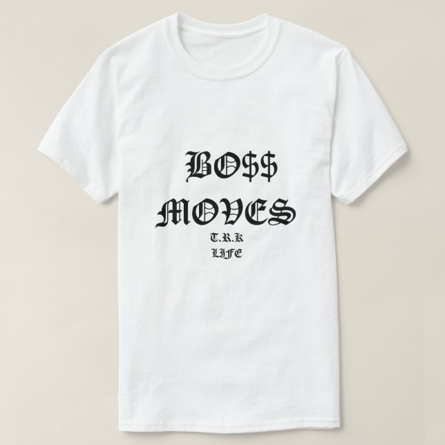 CAMISETAS BOSS MOVES (Frente do Design)