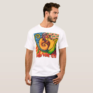 Camisetas Brancas Gráficas Squid Fear City