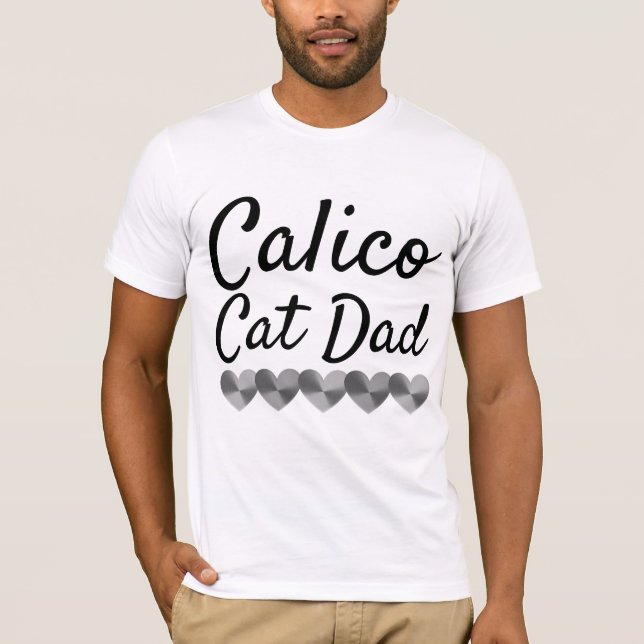 Camisetas CALICO CAT DAD (Frente)