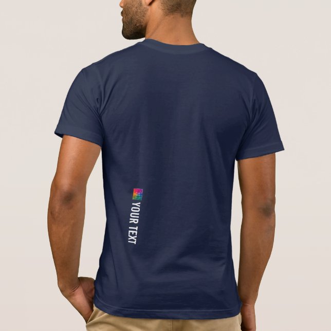Camisetas Canvas Impressão Marinho  Moderno Bella (Verso)