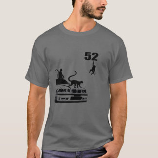 Camisetas Carros Clássicos e macaco presente amigo