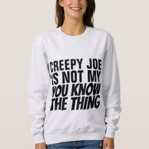 CAMISETAS COISA DE CREEPY JOE BIDEN NÃO É MEU PRES