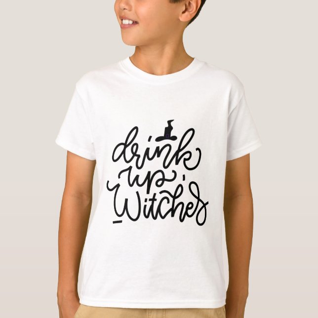 Camisetas com Design Especial de Halloween (Frente)