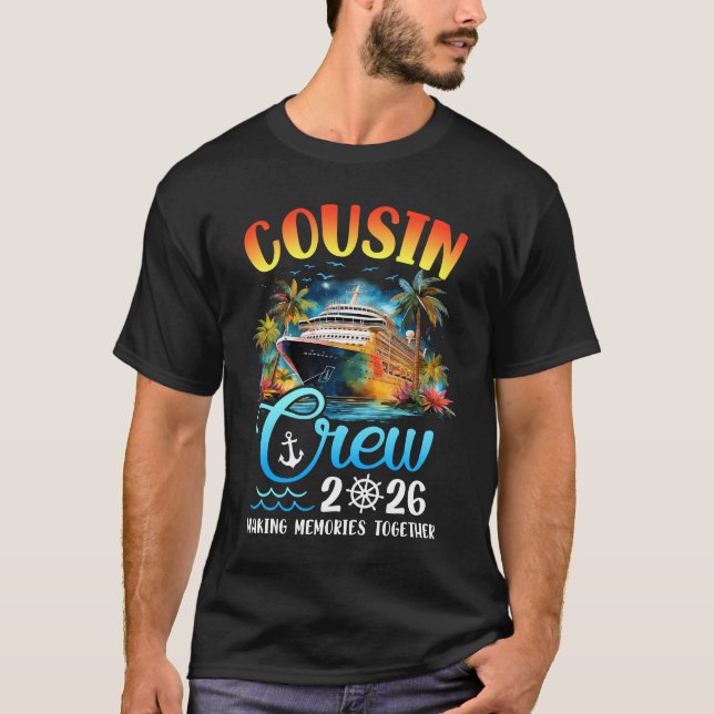 Camisetas Combinando para a Tripulação de Primos 2 (Frente)