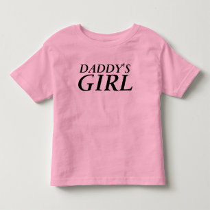 Camisetas cor-de-rosa com GIRL pai para bebês