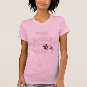 Camisetas cor-de-rosa dos carneiros todos os