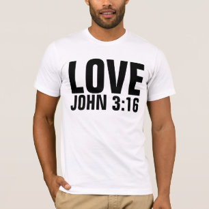 Camisetas cristãs, AMO João 3:16