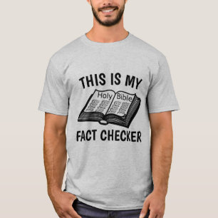 CAMISETAS CRISTÃS VERIFICADOR DE FATOS DA BÍBLIA