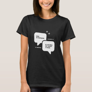 Camisetas Cristianas Modernas Dios Si Contesta