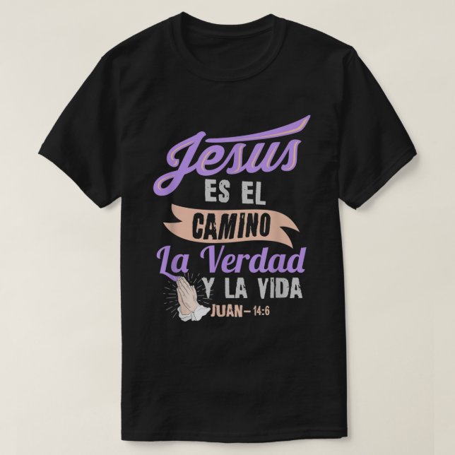 Camisetas Cristianas para mujeres Christian Spanis (Frente do Design)