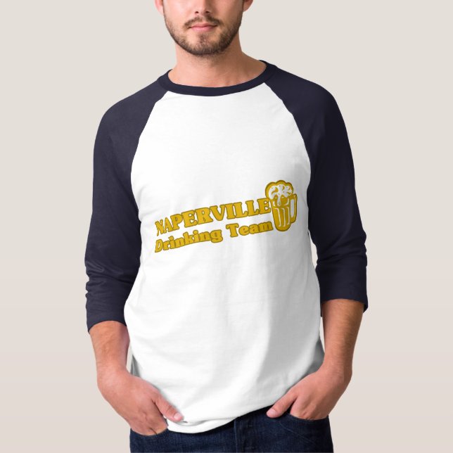 camisetas da Equipe do Bebendo Naperville (Frente)