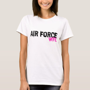 Camisetas da esposa da força aérea