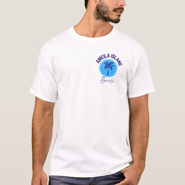 Camisetas da Ilha Amelia Flórida (Frente)