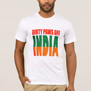 Camisetas da Índia - Teto Patriótico de Mens