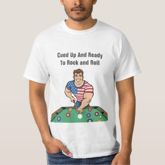 Camisetas da Liga da Equipe do Tema de Bilhar