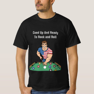 Camisetas da Liga da Equipe do Tema de Bilhar