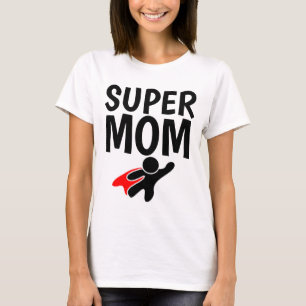 Camisetas da MÃE, Hoodies Engraçada da SUPER MOM