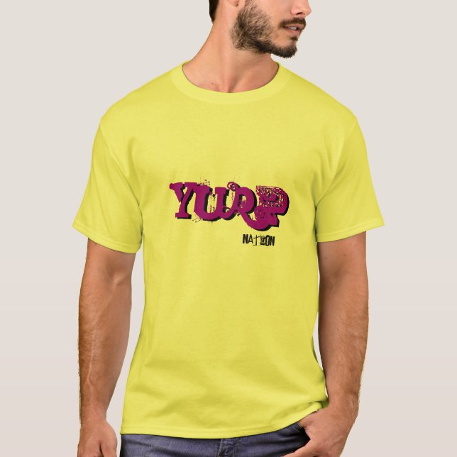 Camisetas da nação do #YURP (Frente)