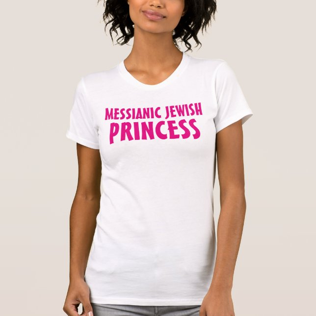 Camisetas da Princesa Judaica Messiânica (Frente)