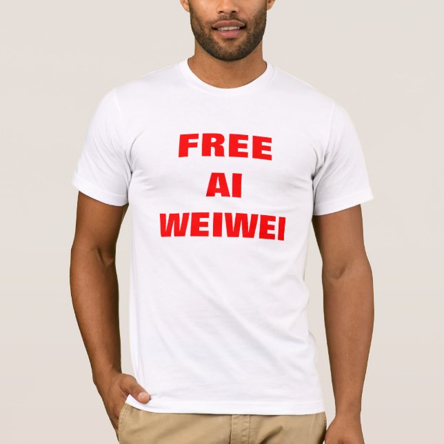 "Camisetas das camisas do camiseta do Ai Weiwei (Frente)