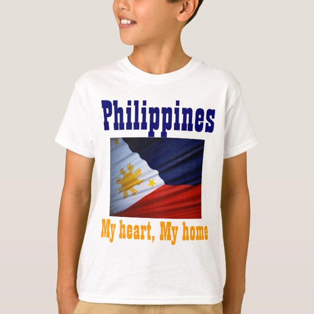 Camisetas das crianças das Filipinas (Frente)