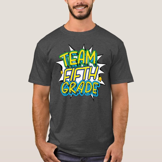 Camisetas de 5 de Professores da Equipe Bonita (Frente)
