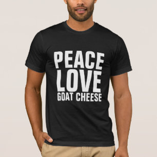 Camisetas de amor por queijo de cabra
