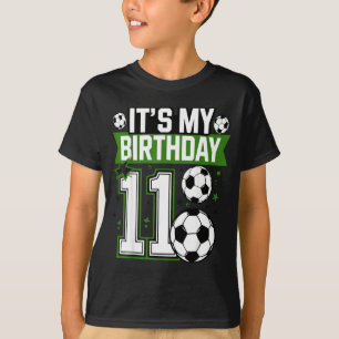 Camisetas de Aniversariante 11 Futebol É Meu 11º A