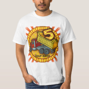 Camisetas de aniversário do 5 de caminhão