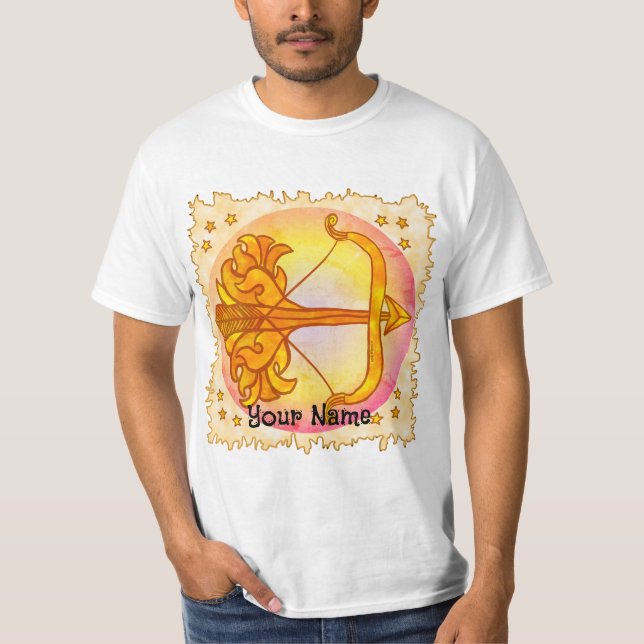 Camisetas de aniversário Sagittarius (Frente)