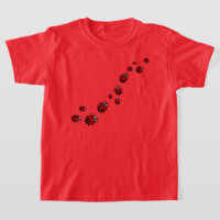 Camisetas de arte de joaninha para crianças Camisa