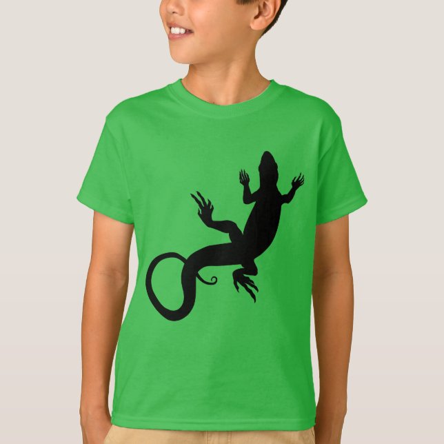 Camisetas de Arte do Lizard Camisas de Répteis do  (Frente)
