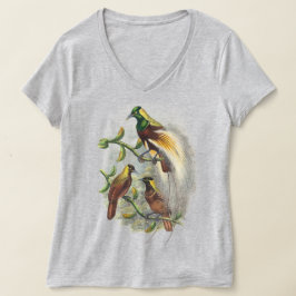 Camisetas de aves de raça branca